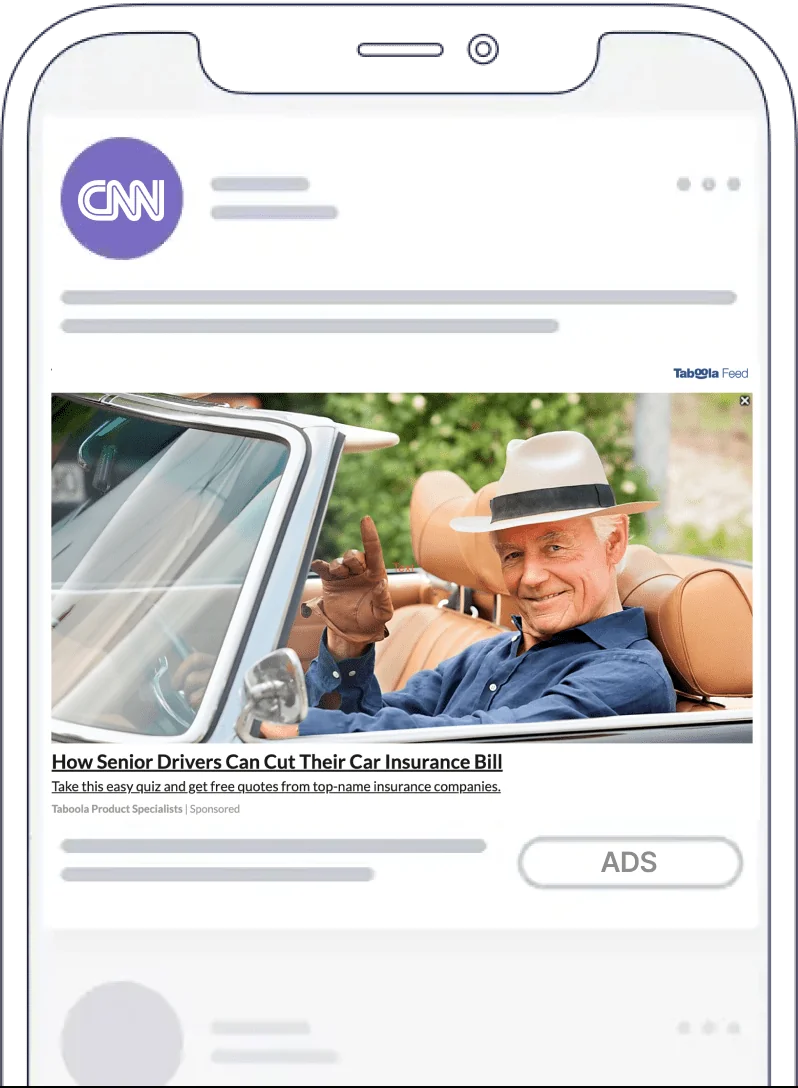 Example of a native ad blending into publisher content